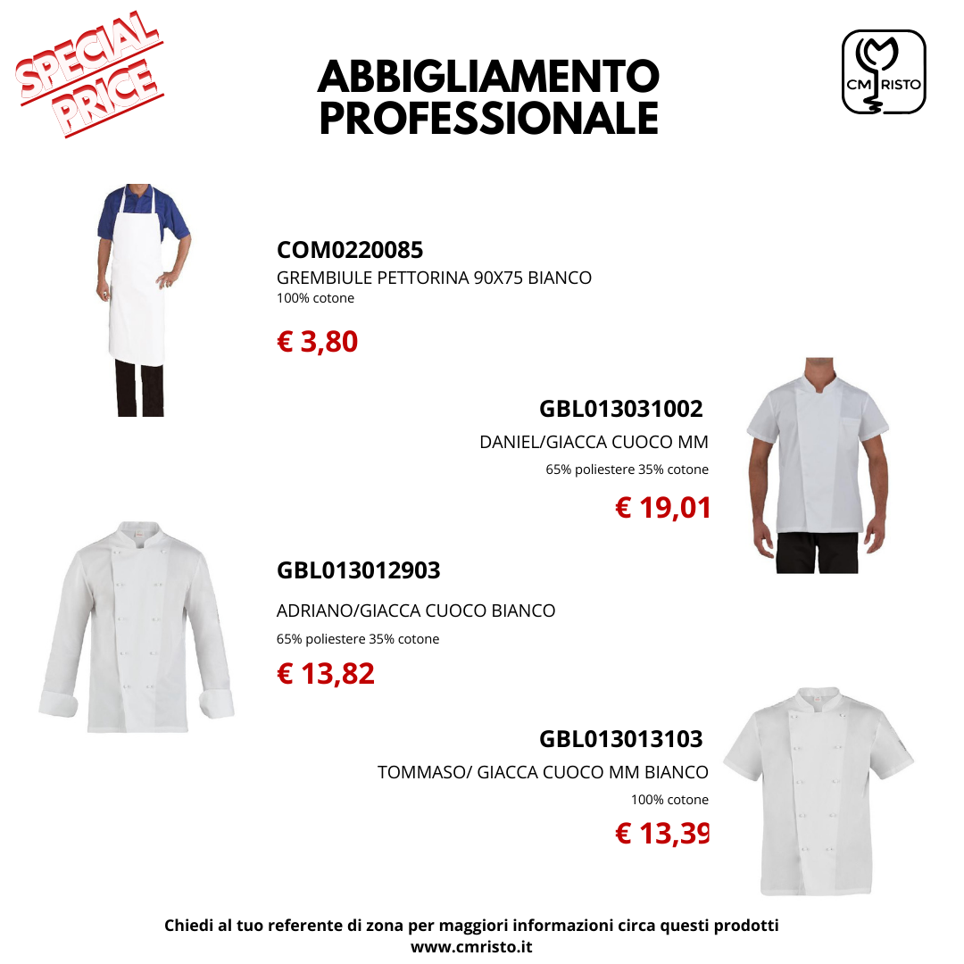 Le Nostre Promozioni, Abbigliamento Homepage